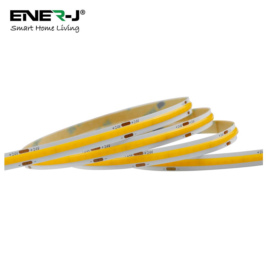 24V COB LED Strip Lights with 480 LEDs/M, 12W/M, 1200lm/M, CRI 90-92, 4000K