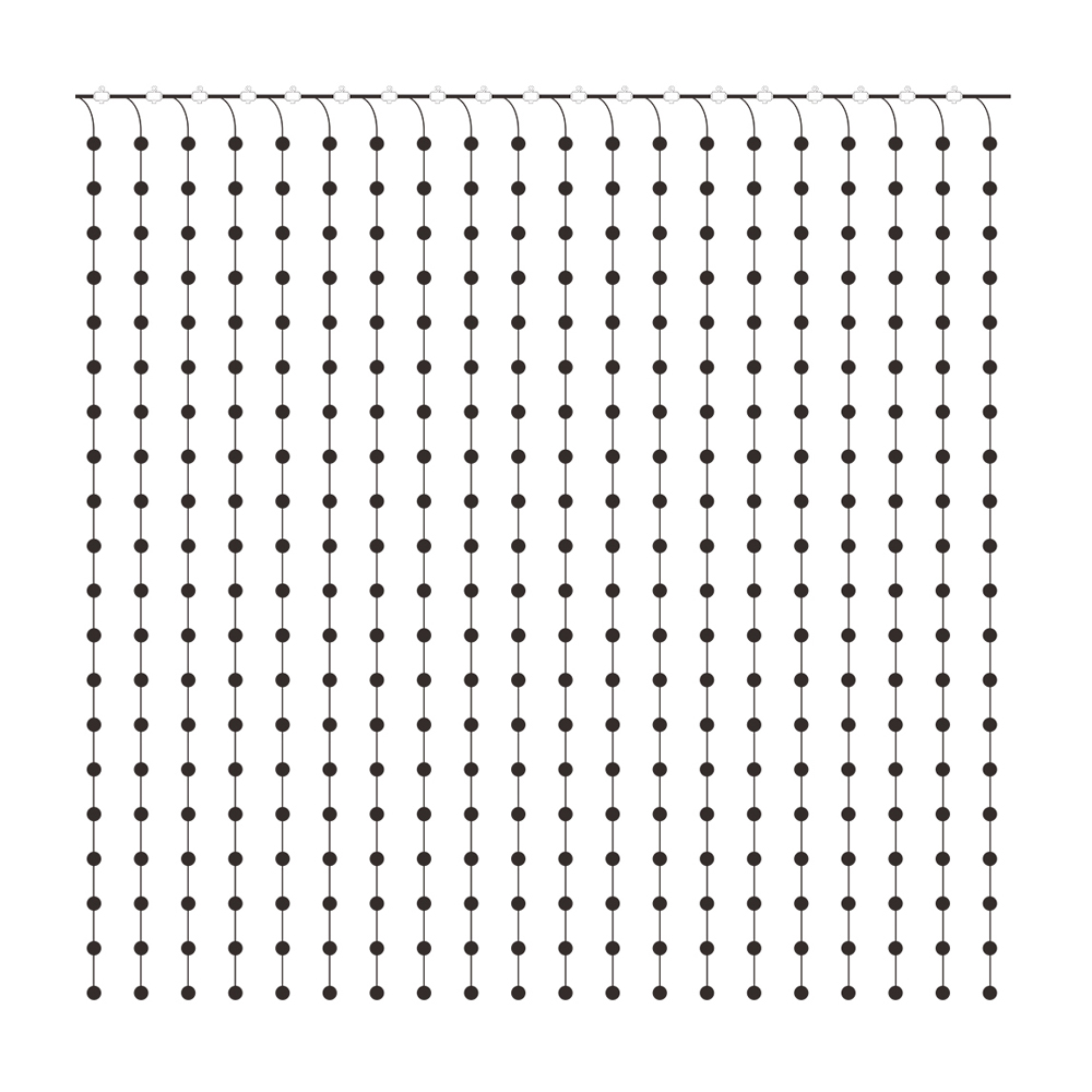 ENERJ Smart Curtain lights 2*2m of 400leds remote include, with 3m extension cable controller+UK power Adapter.