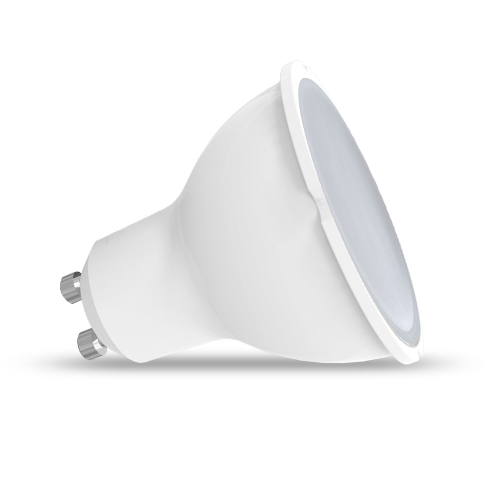 LED Lamp- 5W GU10 Plastic Body SMD LED, 400Lm 4000K