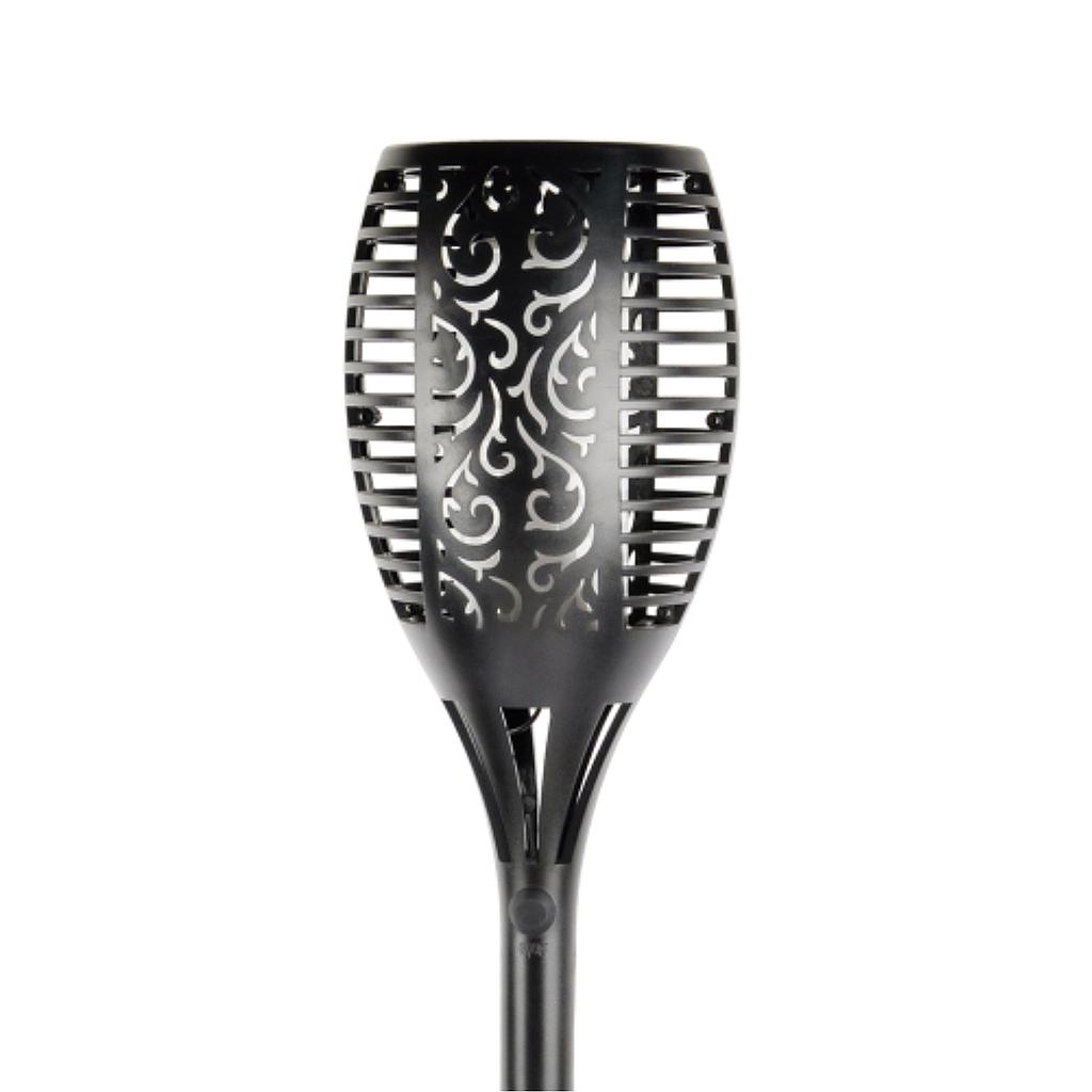 Solar Garden Flame Light with Adjustable Spike, 96 LEDs, 2000K, IP65