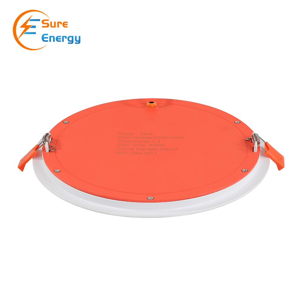 15W Premium LED Panel Downlighter Round 4000K (175mm dia). Pack of 2pcs