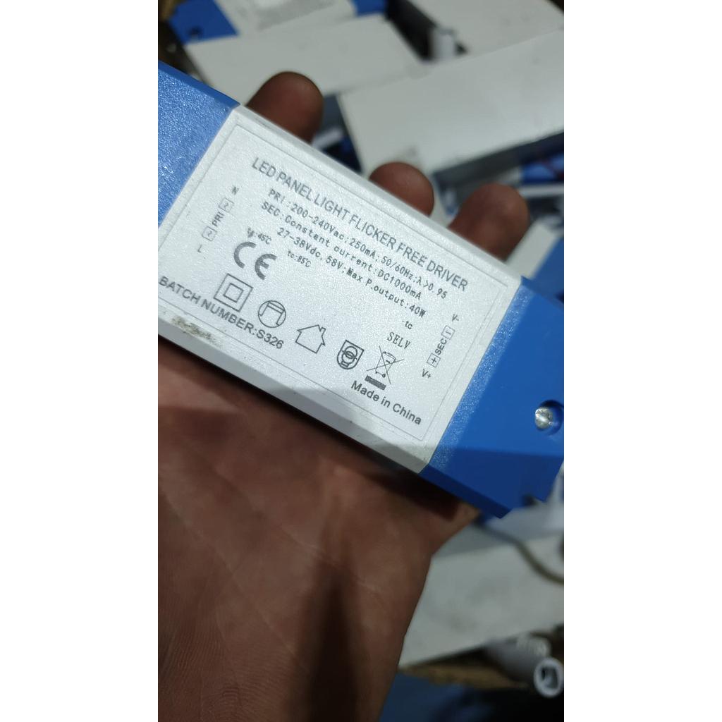 40W Flicker free Driver batch S326
