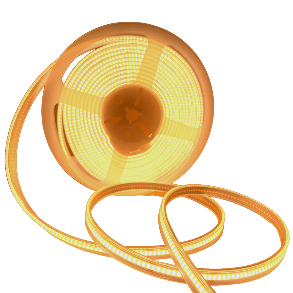 24V COB LED Strip Lights with 480 LEDs/M, 12W/M, 1200lm/M, CRI 90-92, 3000K, IP65