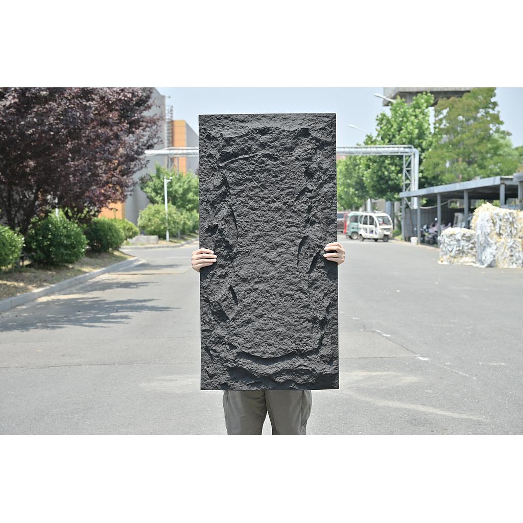 Gray Slate Rock Hard PU Wall Panel – Size:1200 x 600 x 60 mm