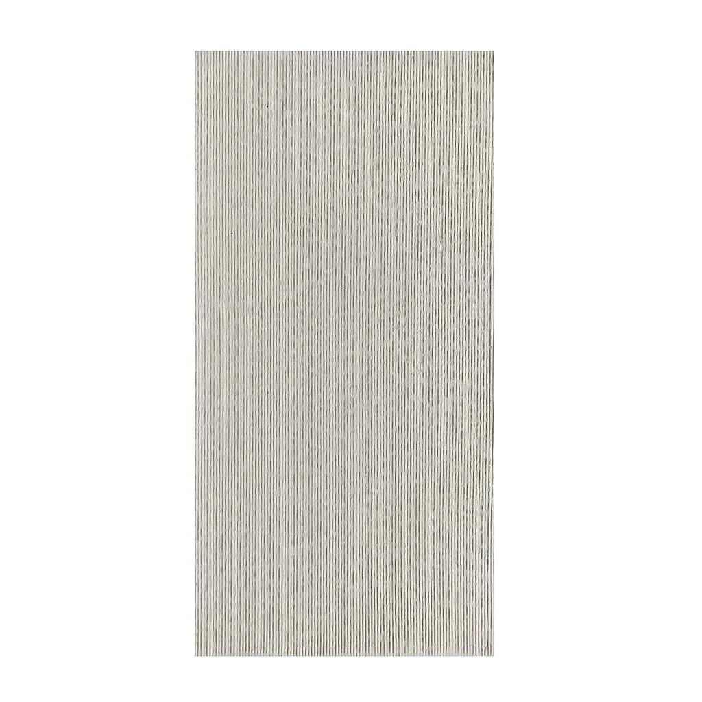 Vertical Ripple Design Cream Wall Sheet Size:1200 x 600 x 3 mm