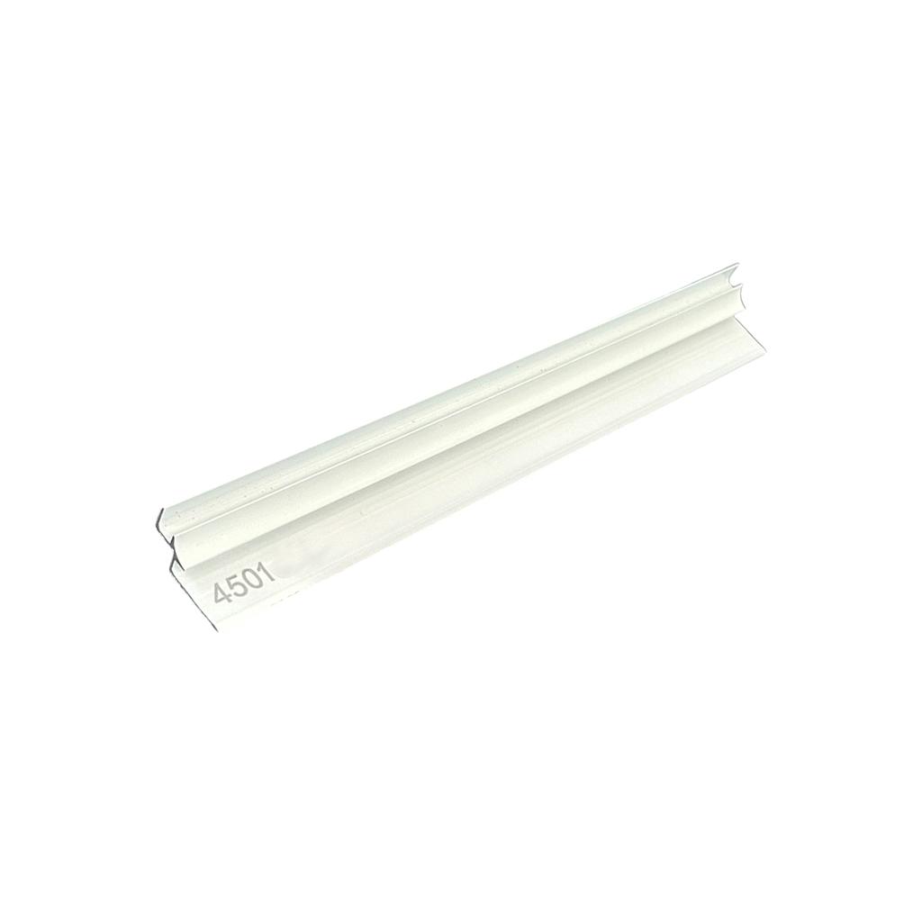 Aluminium Internal Corner Line Trims for 4mm  SPC Wall Panels, White Size: 25 x 16 x 3000 mm