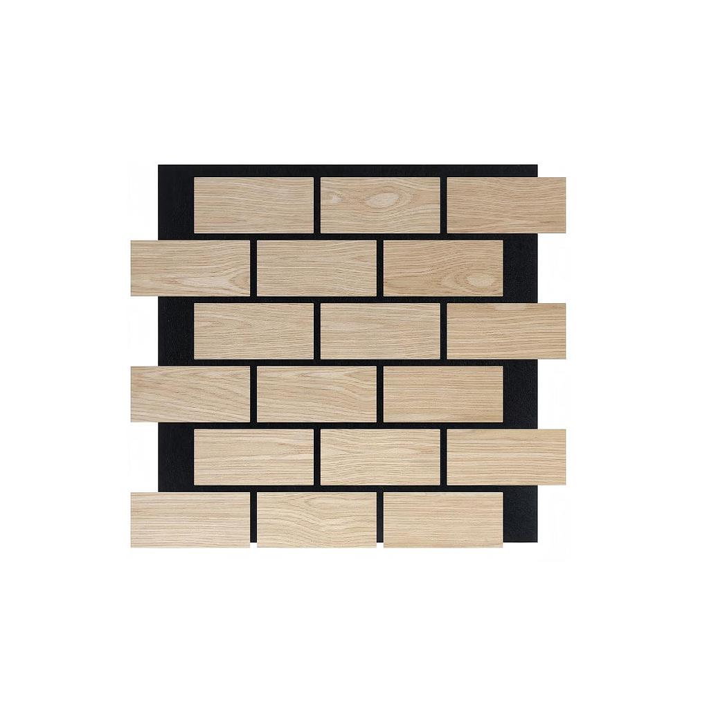 "Brick Pattern Acoustic Wall Panel - PET + MDF Size: 610 x 690 mm"