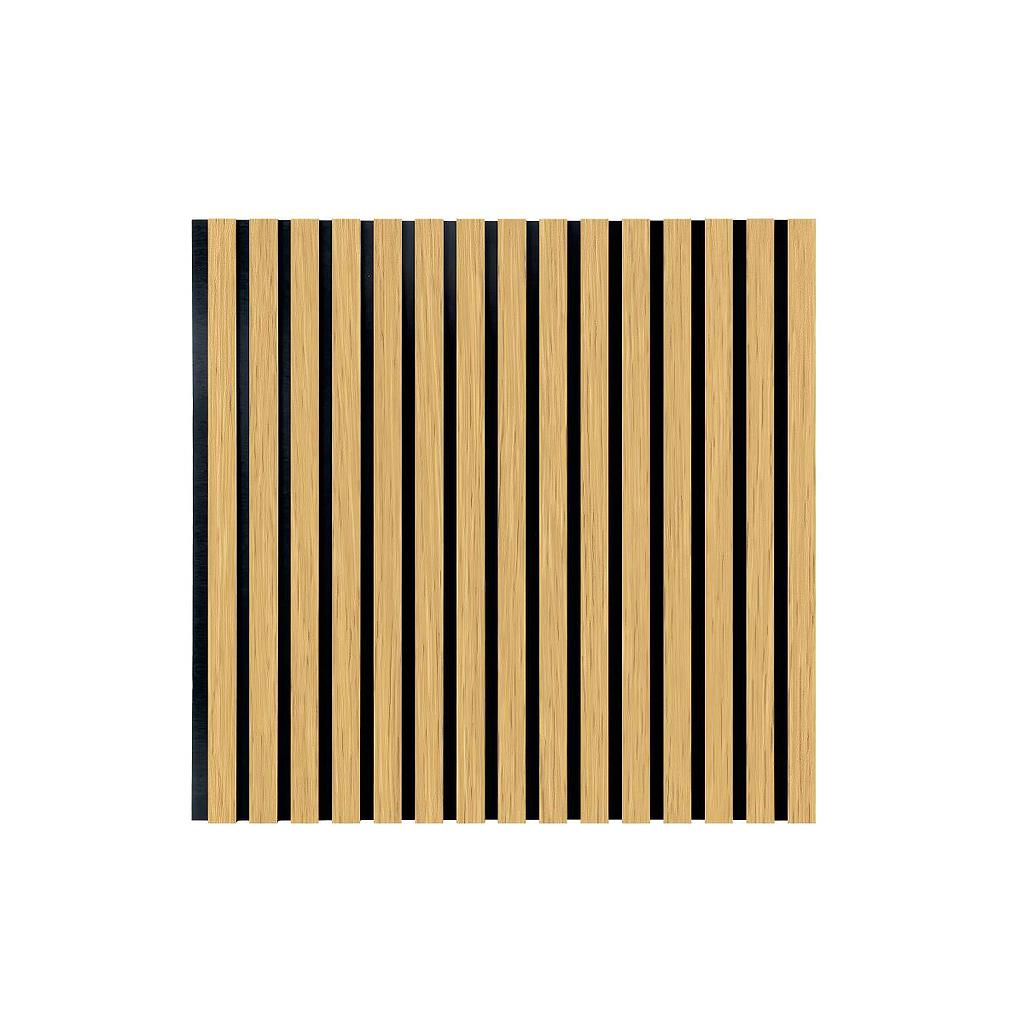 "Linear Acoustic Wall Panel -  PET + MDF Size: 2400 x 600 mm"