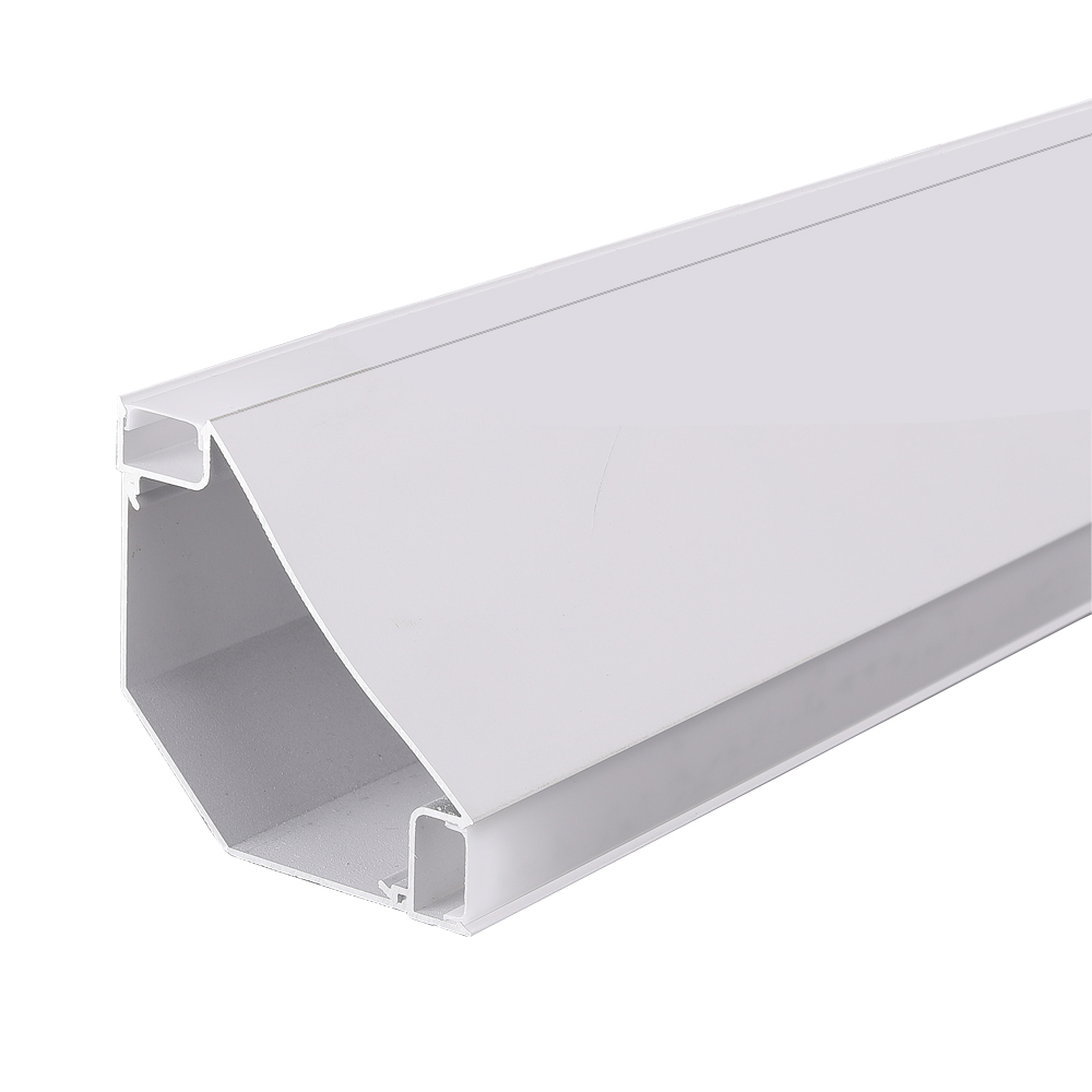 Gypsum LED Cove Light 45 Degree Corner Aluminum Profile, 2 Meters