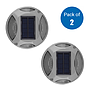 (6000K+BLUE) Solar ground light: 16 LEDs, Solar panel: Poly-silicon 2V/0.3W, Ni-MH battery: 1 pc 1.2V / 800mAh