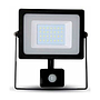 LED SMD With PIR Floodlight IP65 20W 1600Lm, 6000K