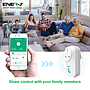 Wi-Fi Smart Plug with Energy Monitor, UK Plug (max 1600W)